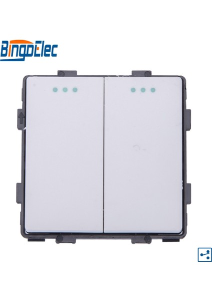 Bingoelec Ab/ingiltere, Üç Renkli 2 Grup 2 Yollu Çekme Duvar Işık Anahtarı Dıy Parçası, Çerçeve Yok (Yurt Dışından) fiyatları