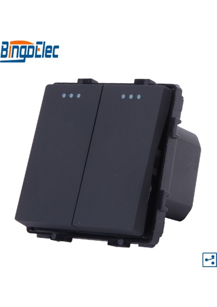 Bingoelec Ab/ingiltere, Üç Renkli 2 Grup 2 Yollu Çekme Duvar Işık Anahtarı Dıy Parçası, Çerçeve Yok (Yurt Dışından) indirimleri