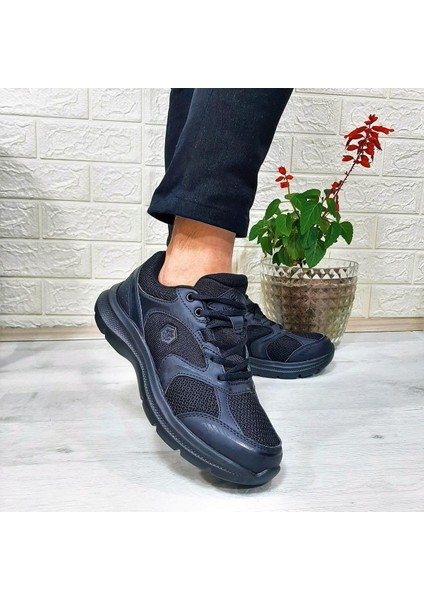 Jumbo Siyah Memoryfoam Hafif Rahat Spor Ayakkabı fırsatları
