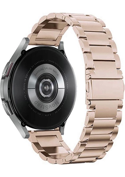 Samsung Galaxy Watch 7 Fe 4 5 Pro 6 Seri 40 42 43 44 45 46 47 Mm Uyumlu Kordon (20MM) Çelik Metal fırsatları