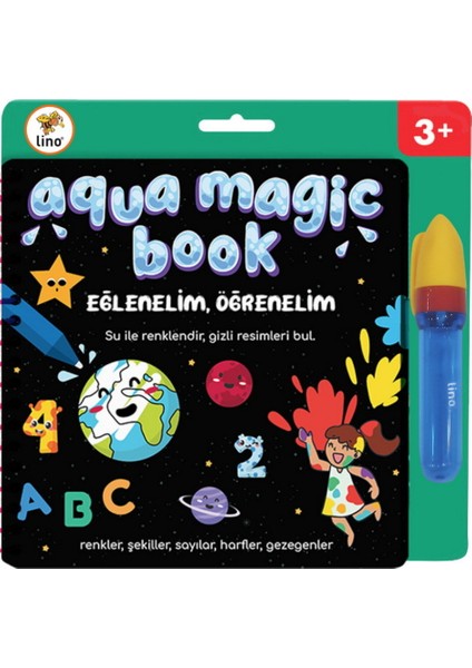 Aqua Magic Book Eğlenelim, Öğrenelim Sihirli Boyama Kitabı