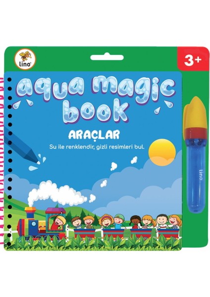 Aqua Magic Book (Su ile Boyama Kitabı) Araçlar (TFL-1006)