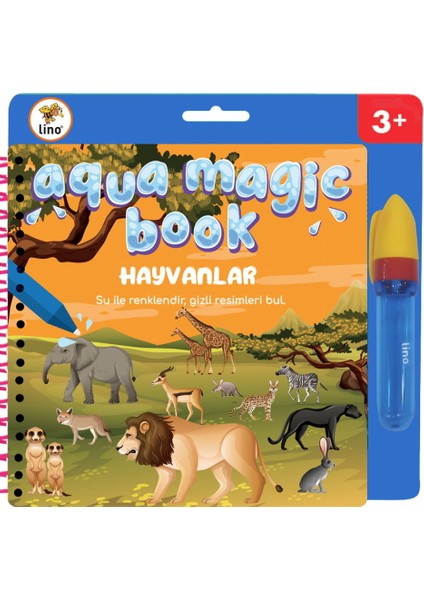 Aqua Magic Book (Su ile Boyama Kitabı) Hayvanlar (TFL-1008)