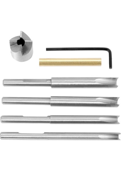 Namuny Kalem Kırpma Sistemi, 3/4 Inç Kesme Kafası, 7mm, 8mm, 3/8 Inç, 10MM Pilot Milleri, Kalem Değirmeni Giyotin Seti (Yurt Dışından)