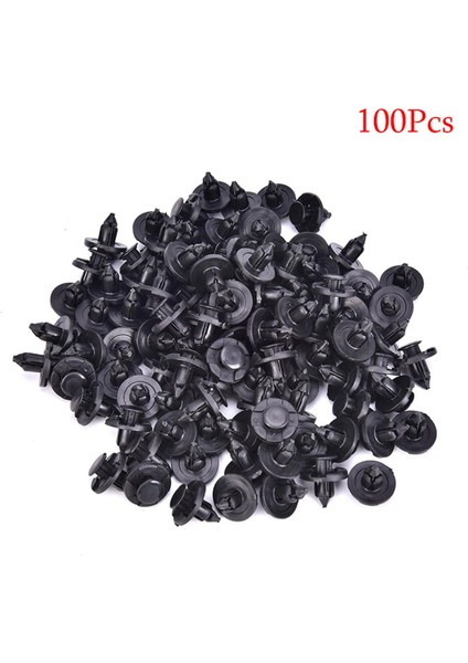 100 Adet 8mm Plastik Perçin Raptiye Çamur Flaps Tampon Çamurluk Itme Klipleri Nissan Jessica Için (Yurt Dışından)