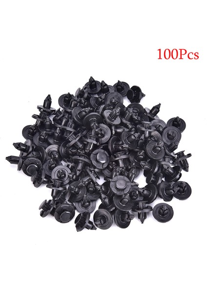 100 Adet 8mm Plastik Perçin Raptiye Çamur Flaps Tampon Çamurluk Itme Klipleri Nissan Jessica Için (Yurt Dışından)