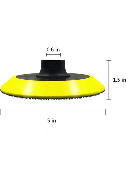 Inç (125MM) Cırtlı Zımpara Pedi 5 Inç Zımparalama Destek Plakaları, 5/8-11 Dişli (4 Paket) (Yurt Dışından) fırsatları