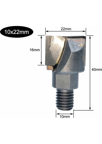 1pc Freze Kesici Ahşap Oyma Temizleme Alt Yönlendirici Bit (22MM) (Yurt Dışından)