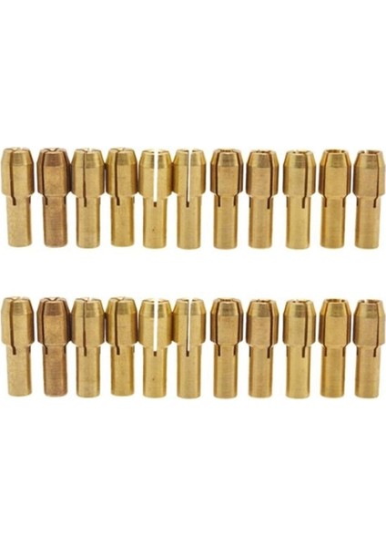Moda 22 Adet Mini Matkap Pirinç Pens Chuck Aksesuarları Dremel Döner Alet Için (Yurt Dışından)