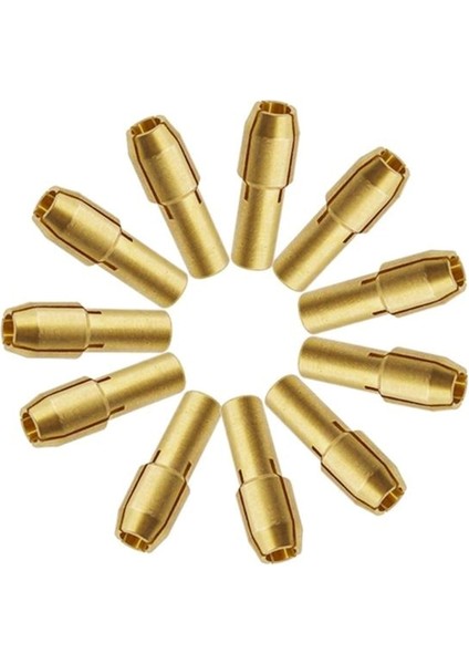 Moda 11 Adet/takım Mini Matkap Pirinç Pens Chuck Aksesuarları Dremel Döner Güç Aracı Için (Yurt Dışından) fırsatları