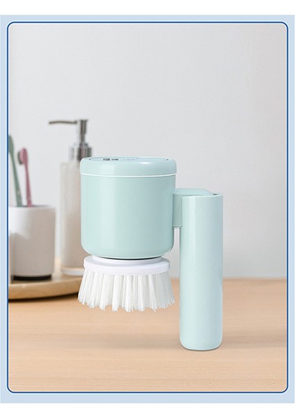 Elektrikli Temizleme Fırçası Kablosuz El Kullanımı Temizleme Fırçası 3 Fırça Kafaları ile Araba Temizleme Için Fit Pencere Temizleme Araçları Mutfak C (Yurt Dışından)