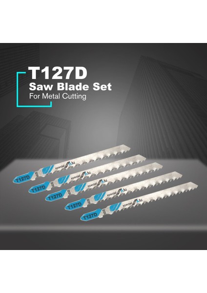 5 Adet/takım T127D Tilki Kuyruğu Testere Bıçağı Seti Sert Metal Kesme Aleti Için - Siyah (Yurt Dışından) modelleri
