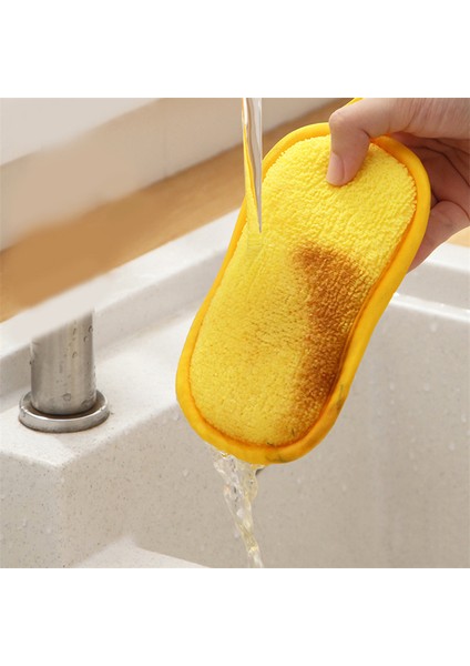 Temizleme Süngeri Mikrofiber Sünger Bulaşık Yıkama Mutfak Banyo Pas Temizleme Temiz Bez Silgi Çevre Dostu Temizleme Araçları (Yurt Dışından) fırsatları