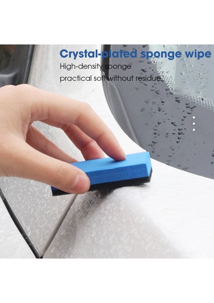 Adet Araba Boyası Yüzey Kristal Kaplama Sünger Blok Cam Balmumu Kaplama Aplikatör Pedleri Süngerler Mavi Kare Sünger Otomatik Temizleme Aracı (Yurt Dışından) fiyatları
