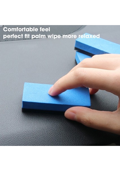 Adet Araba Boyası Yüzey Kristal Kaplama Sünger Blok Cam Balmumu Kaplama Aplikatör Pedleri Süngerler Mavi Kare Sünger Otomatik Temizleme Aracı (Yurt Dışından) fırsatları