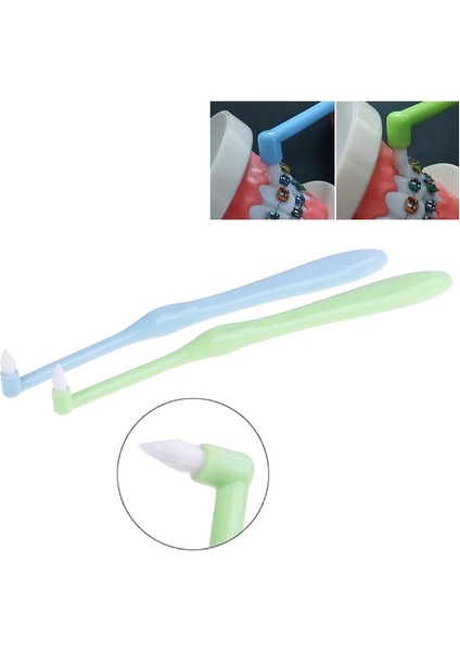 Sıcak 1 Adet Küçük Kafa Yumuşak Saç Ortodontik Diş Fırçası Diş Ipi Hijyen Düzeltme Diş Diş Telleri Temiz Bilgelik Diş Diş Fırçası (Yurt Dışından) fiyatları