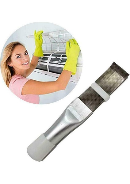 Klima Fin Temizleme Tarağı Paslanmaz Çelik Fin Düzleştirici Fırça Klima Temizleme Aracı Temizlik Malzemeleri 1 Adet (Yurt Dışından) indirimleri