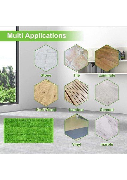 Swiffer Wetjet Zemin Mop Aksesuarları Için Yedek Paspas Pedleri, Yıkanabilir, Tekrar Kullanılabilir, Islak ve Kuru Kullanımlı Paspas Bezi Pedleri (Yurt Dışından) modelleri