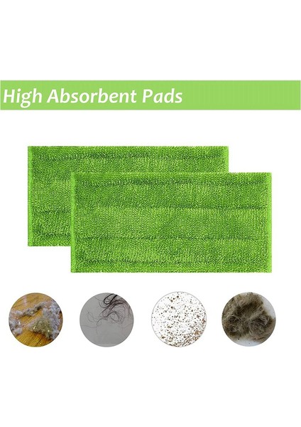 Swiffer Wetjet Zemin Mop Aksesuarları Için Yedek Paspas Pedleri, Yıkanabilir, Tekrar Kullanılabilir, Islak ve Kuru Kullanımlı Paspas Bezi Pedleri (Yurt Dışından) indirimleri