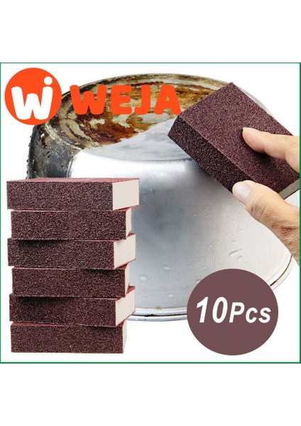 [weja]sünger Sihirli Silgi Carborundum Pas Temizleme Temizleme Fırçası Kireç Çözücü Zımpara Temiz Ovmak Ocak Tencere Mutfak Aletleri Aletler (Yurt Dışından) fırsatları