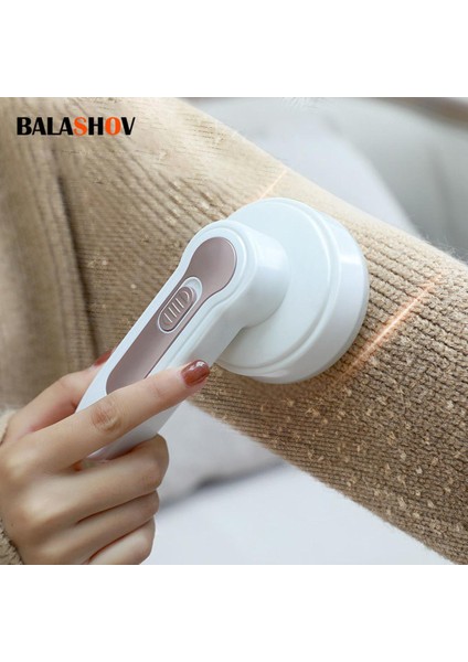 Taşınabilir Lint Remover Şarjlı Elektrikli Ev Giysi Tıraş Makinesi - Beyaz Renk (Yurt Dışından)