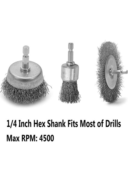 Matkap Için Tel Tekerlek-1 Set x Matkap Için Tel Fırça- (Yurt Dışından) fiyatları