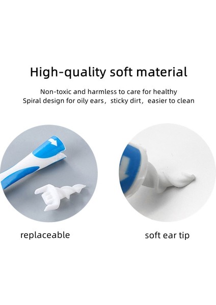 [sıcak] Kulak Bakım Araçları Tuvalet Aracı 16 Ipuçları Kulak Temizleyici Kulak Tıkacı Tuvalet Kulak Kirini Temizleme Yumuşak Spiral Temizleme Kulak Tıkacı Temizleme Kiti (Yurt Dışından) fiyatları