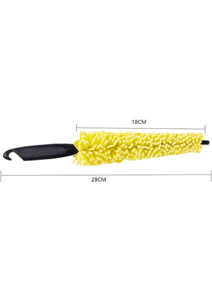 [ayak Izi] Araba Jant Fırçası Lastik Temizleme Fırçası Aracı Araba Jant Scrubber Temizleyici Silgi Kolu Motosiklet Kamyon Tekerleği Araba Bakım Fırçası 2022 (Yurt Dışından)