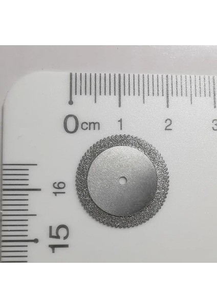 Diş Laboratuvarı Elmas Çift Taraflı Zigzag Kesme Diski Diş Kesme Alçı Disk Tekerlek Diş Laboratuvarı Aracı 35/19MM (Yurt Dışından)