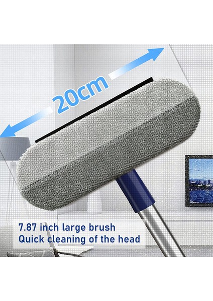 Xhhdqes 3'ü 1 Arada Pencere Eleği Temizleyici, Pencere Temizleme Fırçası, Pencere Temizleme Aracı, Cam Kazıyıcı, Pencere Tel Örgüsü Temizleyici (Yurt Dışından)