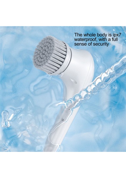 USB Şarj Elektrikli Temizleme Fırçası 5 In 1 El Kablosuz Ev Işi Mutfak Bulaşık Yıkama Fırçası Küvet Temizleme Fırçası (Yurt Dışından) fırsatları