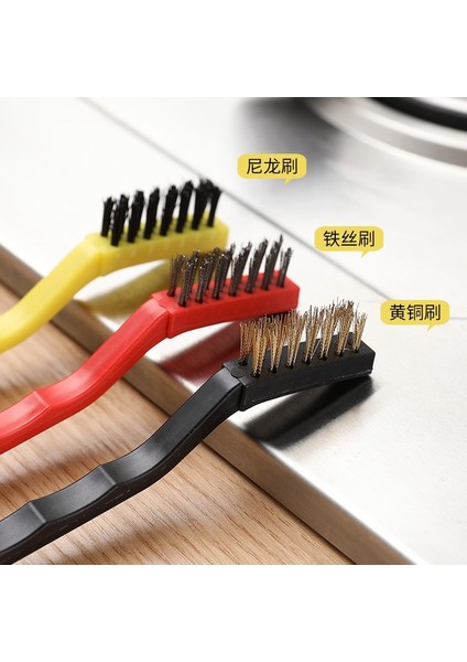 3 Renk Gaz Sobası Temizleme Fırçası Mutfak Aralık Fırçası Davlumbaz Soba Temizleme Aracı Çelik Tel Küçük Fırça (Yurt Dışından) fırsatları
