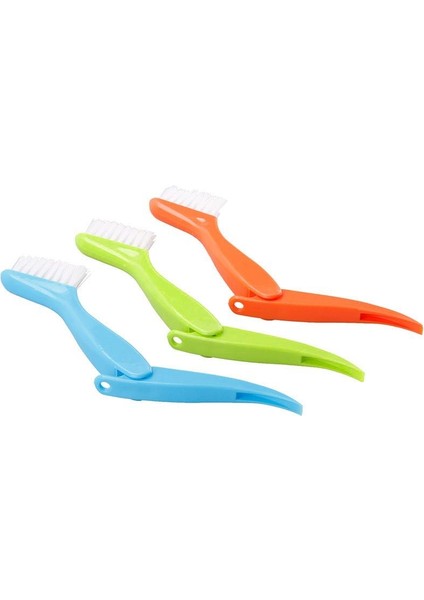 Adet Çok Fonksiyonlu Oluk Temizleme Fırçası Pencere Yarık Araçları Mutfak Banyo Temizlik Malzemeleri 6Z-BB051-BLUE (Yurt Dışından)