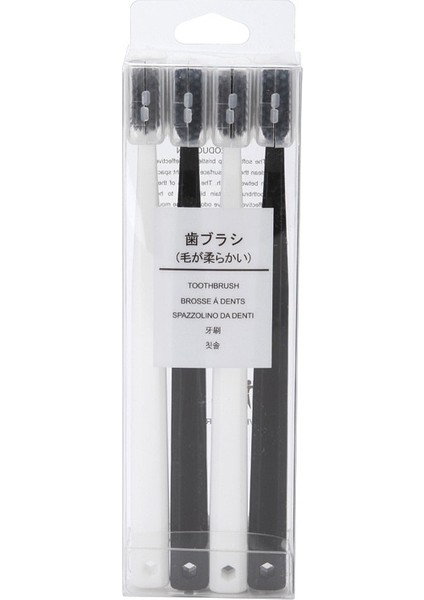 10 Paket Bambu Kömür Diş Fırçası Yetişkin Yumuşak Saç Çift Ince Saç Aile Paketi Bambu Diş Fırçası Karbon Nano Diş Fırçası (Yurt Dışından) fiyatları