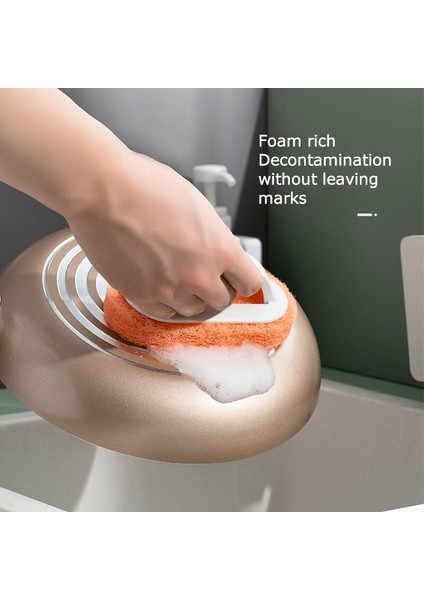 【eğlenceli Canlı】 Çok Fonksiyonlu Saplı Sünger Fırça Mutfak Banyo Temizleme Sünger Fırçası Plastik Saplı Sünger Banyo Alt Ev Mutfak Gadget (Yurt Dışından) fiyatları