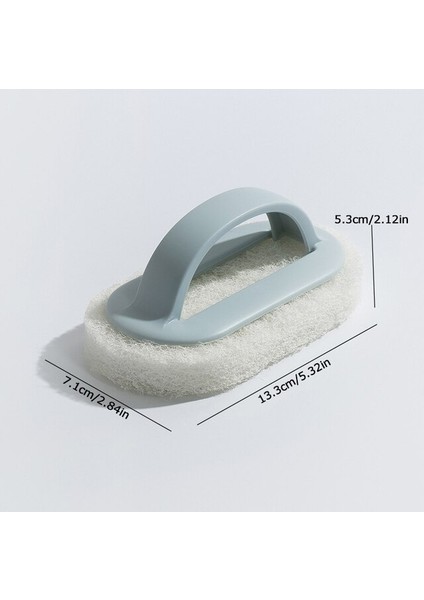 【eğlenceli Canlı】 Çok Fonksiyonlu Saplı Sünger Fırça Mutfak Banyo Temizleme Sünger Fırçası Plastik Saplı Sünger Banyo Alt Ev Mutfak Gadget (Yurt Dışından) indirimleri