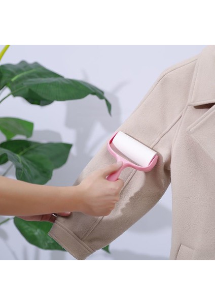 Kolu Yapışkan Rulo Pet Saç Elbise Halı Tousle Sökücü Etiket Yırtma Yapışkan Yün Rulo Kapaklı Lint Temizleme Araçları 1 Takım (Yurt Dışından)