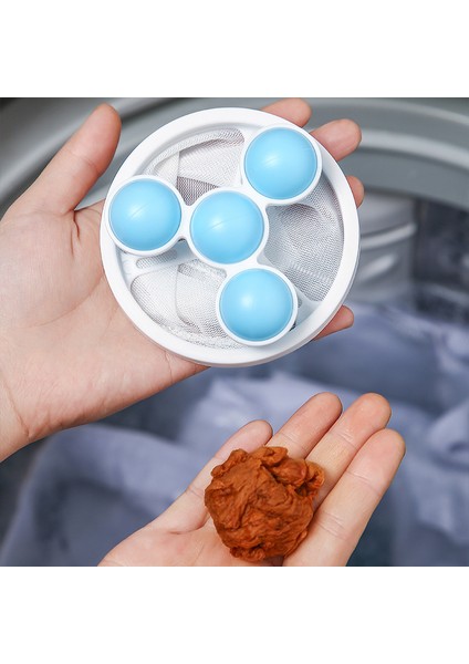 Çamaşır Makinesi Saç Filtresi Pet Mesh Kirli Koleksiyon Temizleme Araçları (Yurt Dışından)