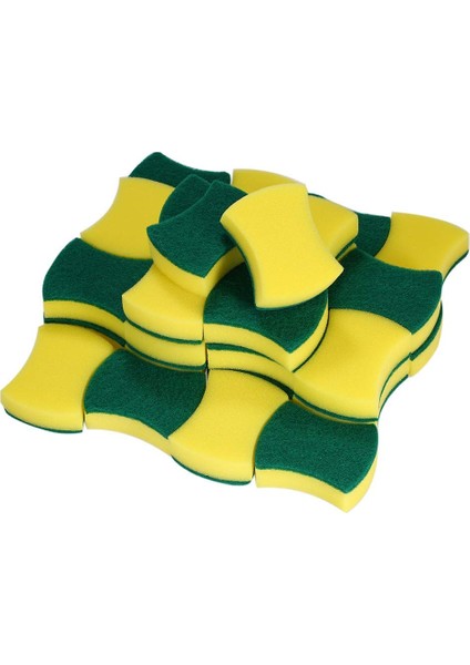 30 Adet Çok Amaçlı Çift Yüzlü Sünger Ovma Pedleri Bulaşık Yıkama Fırçalama Sünger Lekeleri Çıkarma Temizleme Ovma Fırçası Mutfak Garaj Banyo Için (Yurt Dışından) modelleri