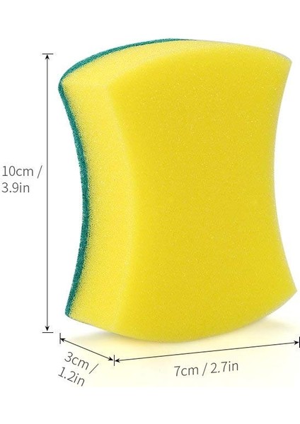 30 Adet Çok Amaçlı Çift Yüzlü Sünger Ovma Pedleri Bulaşık Yıkama Fırçalama Sünger Lekeleri Çıkarma Temizleme Ovma Fırçası Mutfak Garaj Banyo Için (Yurt Dışından) indirimleri