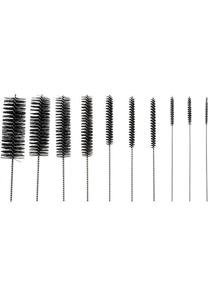 10 Adet Temiz Küçük Tel Fırça Seti Döngü Gözlük Klavyeler Takı Boru Aksesuarları Parçaları (Siyah) (Yurt Dışından) fiyatları
