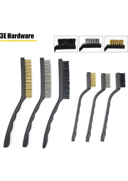 [hot] Anton Kaynak Cürufu, Pas ve Toz, Paslanmaz Çelik, Pirinç ve Naylon Temizlemek Için 3 Parça Tel Fırça Seti (Yurt Dışından) fiyatları