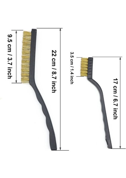 [hot] Anton Kaynak Cürufu, Pas ve Toz, Paslanmaz Çelik, Pirinç ve Naylon Temizlemek Için 3 Parça Tel Fırça Seti (Yurt Dışından) indirimleri