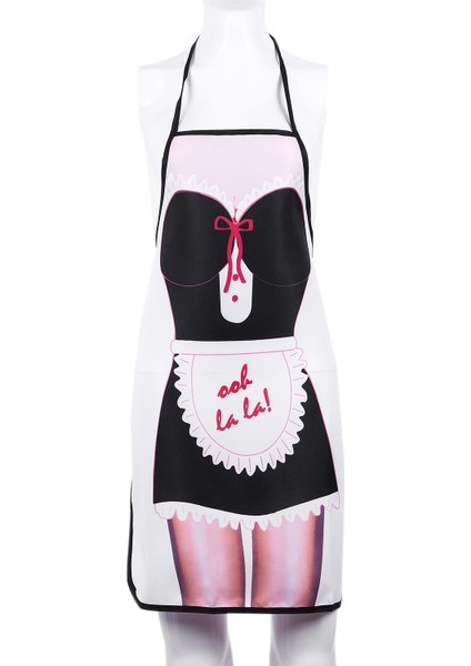 Tamamen Ayarlanabilir Fransız Hizmetçi Önlüğü, Beyaz, Tek Beden Çoğu Kişiye Uygun (Yurt Dışından) indirimleri