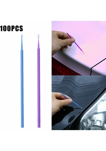 [ayak Izi] 100 Adet/grup Fırçalar Boya Rötuş Boyası Mikro Fırça Ipuçları Otomatik Mini Kafa Fırça Araba Parçaları Kafa Mini Sprey Araba Aplikatör Sopa (Yurt Dışından) fiyatları