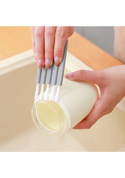 Çok Fonksiyonlu Yaratıcı Fırça Yıkanabilir Oluk Boşluğu Temizleme Fırçası Fincan Meyve ve Sebze Temizleyici Mutfak Aracı Aksesuarları (Yurt Dışından) fırsatları