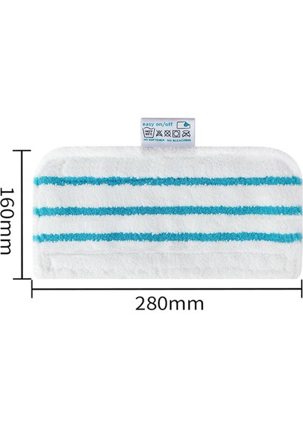 Haoen Black&decker Buharlı Paspas Yedek Kapak Için 5'li Yıkanabilir Mikrofiber Ped Paketi FSM1616, FSM1630 ile Uyumlu (Yurt Dışından) modelleri