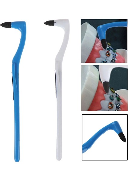 1x Diş Temizleme Diş Ağız Bakımı Küçük Kafa Yumuşak Ortodontik Diş Fırçası Brushv (Yurt Dışından) fiyatları