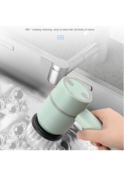 Jdxhlau Elektrikli Temizlik El Kablosuz Bulaşık Fırçası Kullanışlı Çok Fonksiyonlu Temizleyici Fırçalar Yatak Odası Mutfak Tuvalet, Beyaz (Yurt Dışından) fiyatları