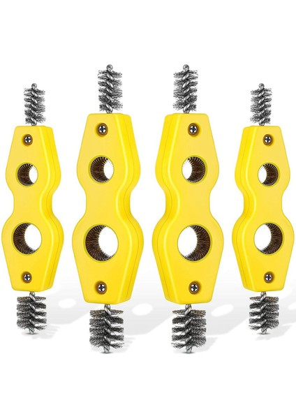 Adet Bakır Boru Fırçası Bakır Boru Temizleyici 4'ü 1 Arada Boru Fırçası (Yurt Dışından)